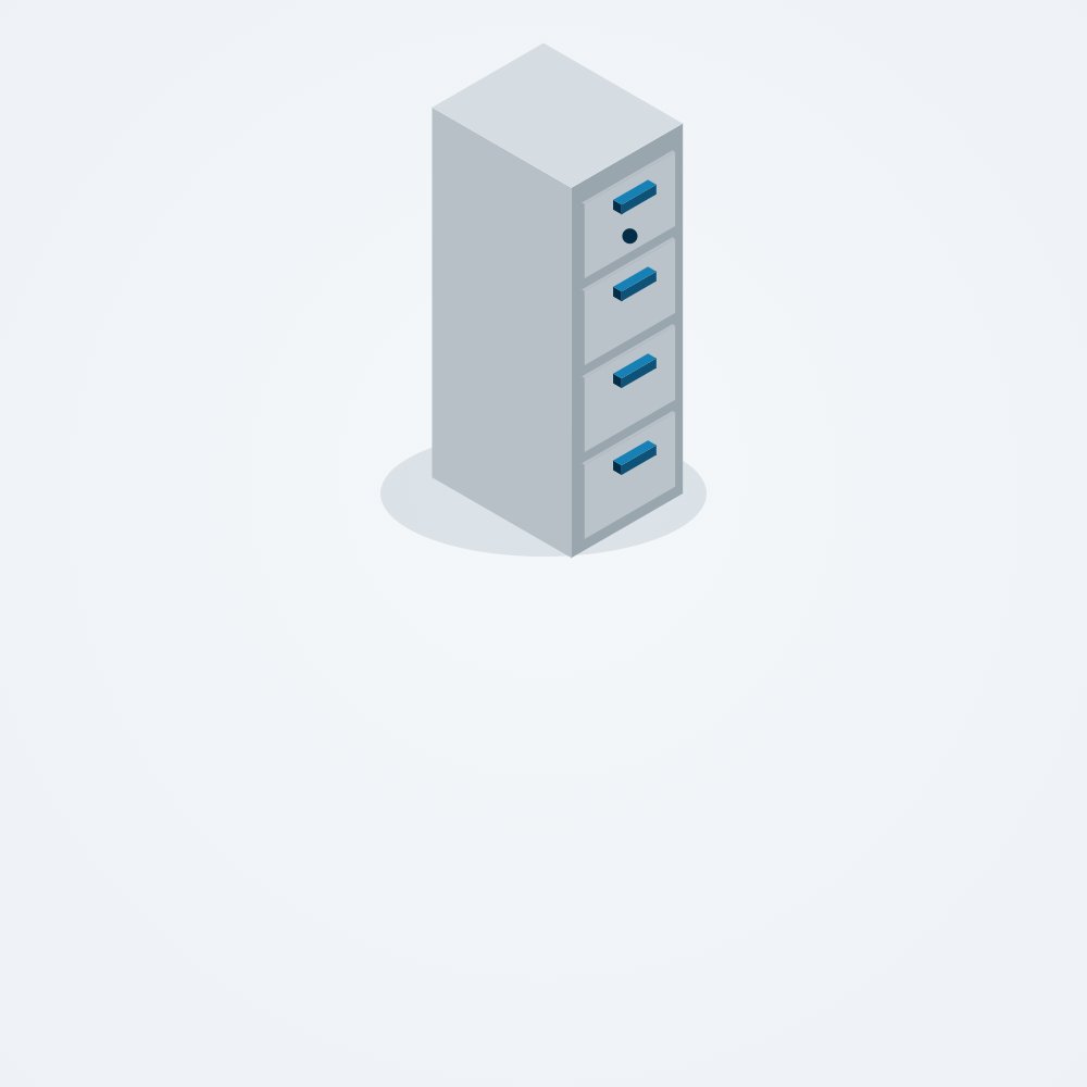 Archivero metálico vertical OnOffice de 4 gavetas con chapa central y acabado epóxico