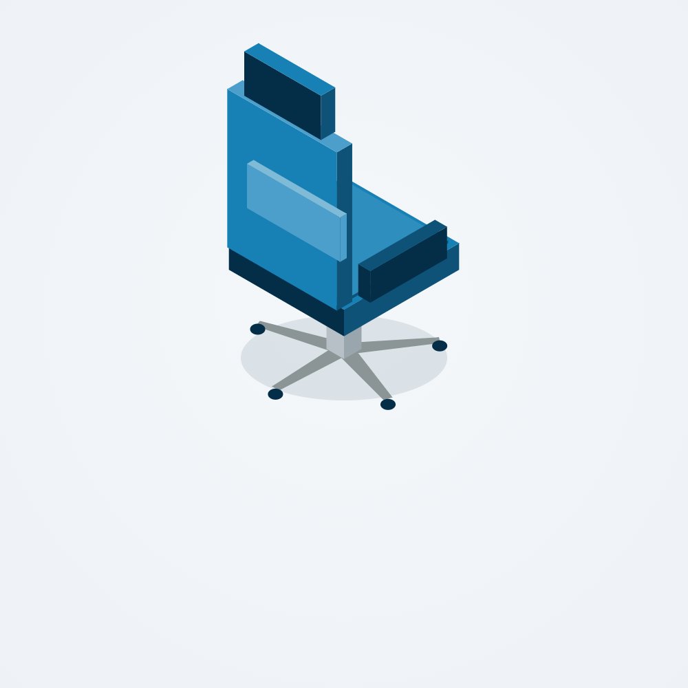 Silla ejecutiva ergonómica OnOffice con soporte lumbar y base de aluminio